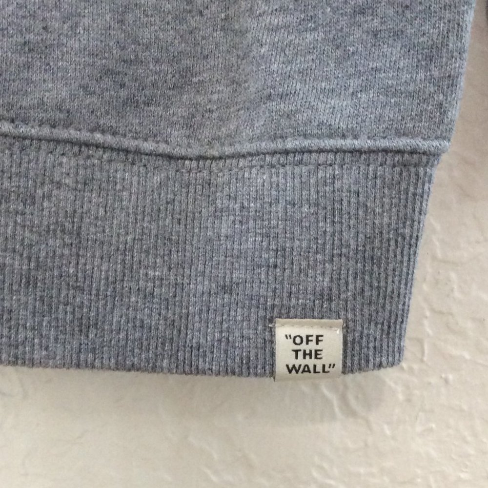 NWT Van's Zippered Sweatshirt with Hood - Picture 4 of 5